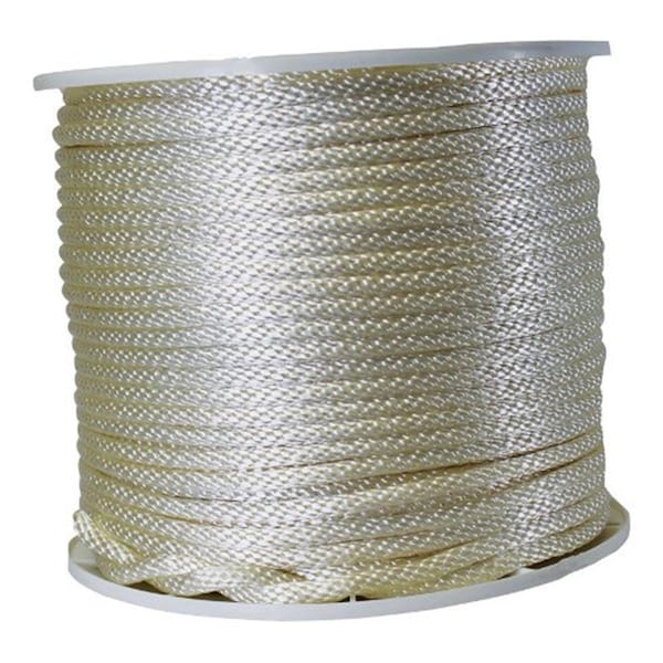 Clean All G1024S0500S Solid Braided Nylon Rope Spool White - 0.37 in. x 500 ft. CL2743248 - main